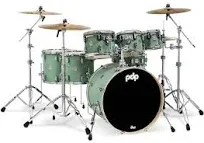 PDP Concept Maple 7-Piece Satin Seafoam Shell Pack