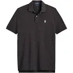 Polo Ralph Lauren Men&#039;s Heather Black Custom Slim Fit Mesh Polo Shirt, S, NWOT