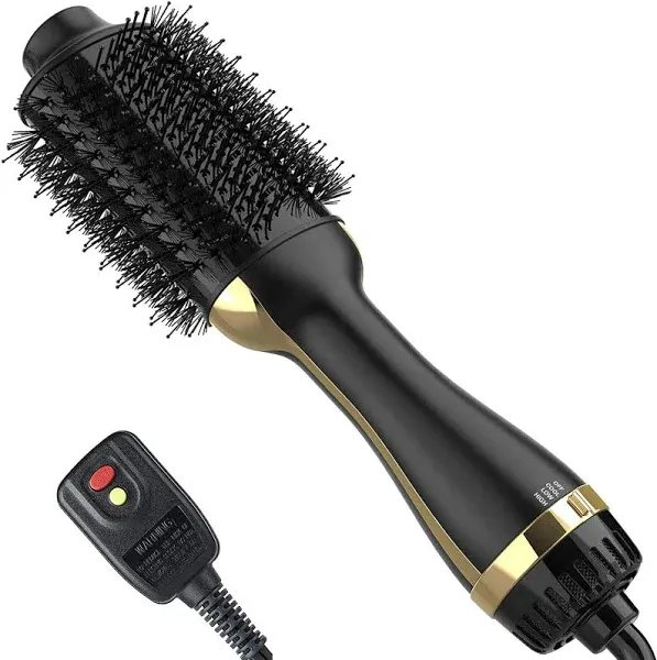 4 in 1 hot air brush Straight hair dryer hair with different color hot air brush