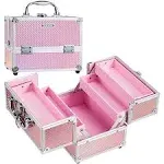 Frenessa Portable Makeup Train Case