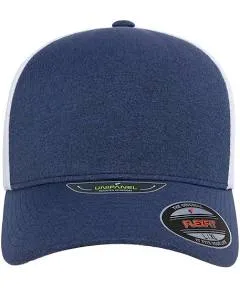 Flexfit 5511UP - Unipanel Trucker Cap L/XL Melange Dark Grey/ White