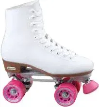 Chicago Women’s Classic Roller Skates – White Rink Skates - Size 7