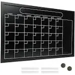 Excello Global Products Magnetic Calendar Chalkboard