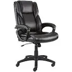 Staples Kelburne Luxura Ergonomic Faux Leather Swivel Executive Chair