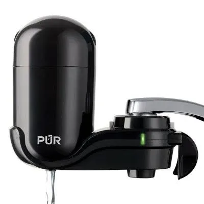 PUR Faucet Filtration System Black Filter Mount FM2000B Easy Attachment