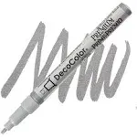 Uchida Of America DecoColor Premimum 2mm Calligraphy Pen Art Supplies, Silver