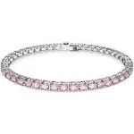 SWAROVSKI Matrix Tennis Bracelet in Pink