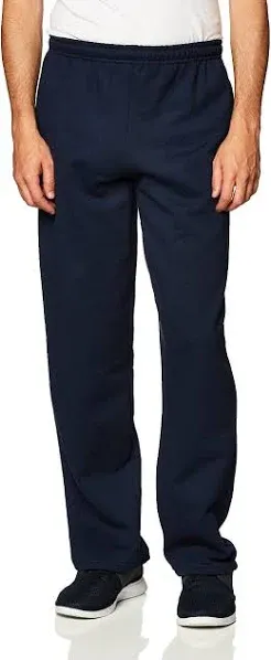 Gildan Men's Open-Bottom Sweatpants with Pockets