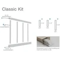 E Kena Millwork Classic Shaker PVC Wainscoting Kit