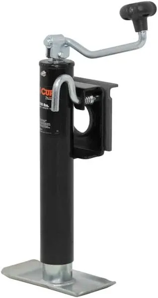 CURT Curt Bracket-Mount Swivel Jack with Top Handle