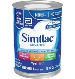 Similac Advance Infant Formula with Iron, Baby Formula Powder, 30.8-oz Value Can