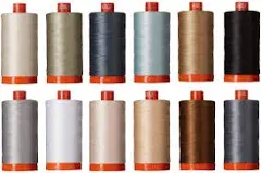 Aurifil Christa Quilts Piece and Quilt Neutrals Thread Kit