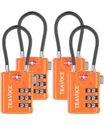 TSA Approved Luggage Locks, Travel Locks Which Also Work Great as Gym Locks, ...