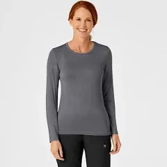 Long Sleeve Silky Tee - Black