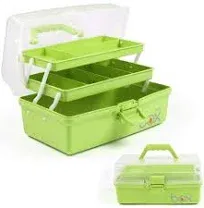 TERGOO 12in Three-Layer Multipurpose Storage Box Organizer