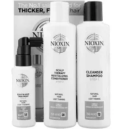 Nioxin Natural Hair Light Thinning Set (150mL/5oz |150mL/1.7oz) Damaged Box