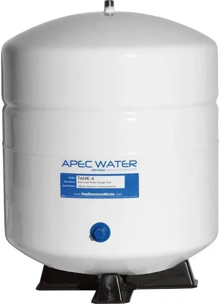 APEC Water Systems Tank-4 4 Gallon Residential Pre-Pressurized Reverse Osmosis Water Storage Tank