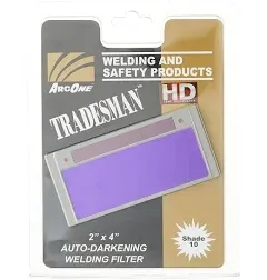 T240-10 Tradesman Horizontal Auto-Darkening Filter for Welding 2 x 4.25 x 0.2&#034;