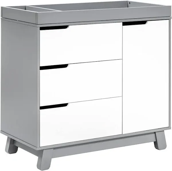 Babyletto Hudson 3-Drawer Changer Dresser with Changing Tray - White