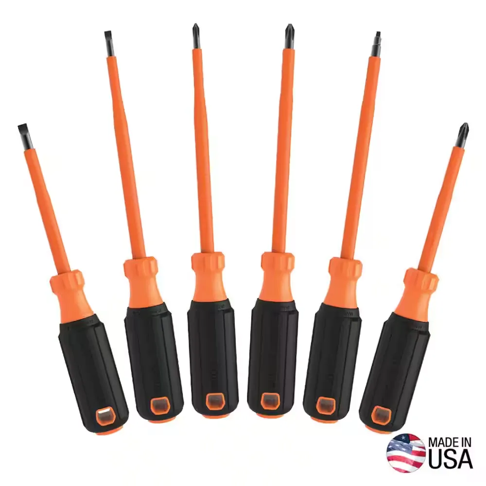 Klein Tools - 85076INS - Screwdriver Set, 1000V Insulated, 6-Piece