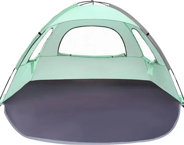  Beach Tent Anti-UV Portable Sun Shade Shelter for 3/4/6 3 Person Sierra Blue