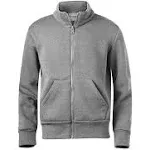 Soffe 9310M Adult Full Zip Mock Neck Sweatshirt - Oxford - L