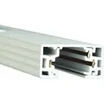 WAC Lighting H Track Single Circuit 120V in Brushed Nickel HT8-BN