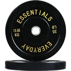 BalanceFrom Color Coded Olympic Bumper Plate Weight Plate