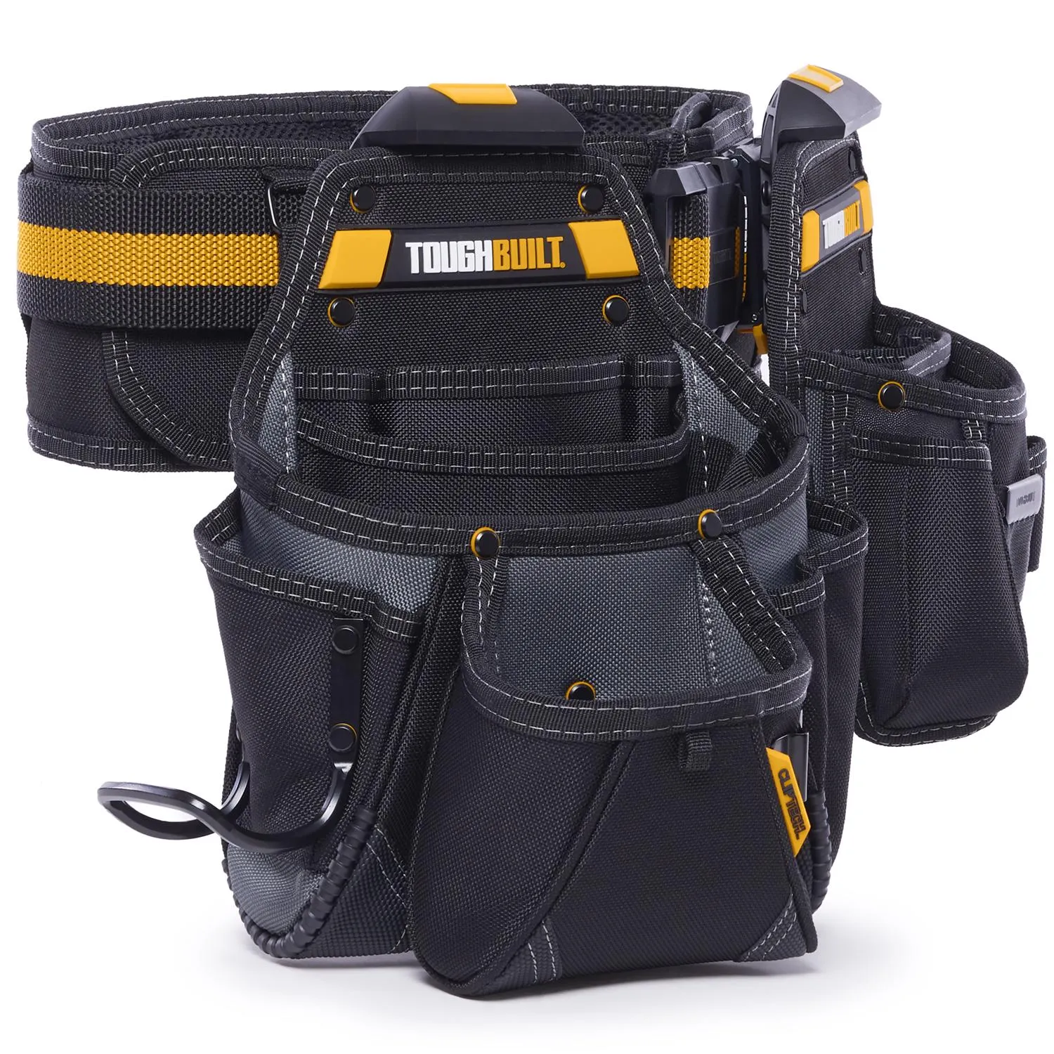 TB-CT-111-CP - Tradesman Pouch 3PC Set with Clip On and Clip Off Belt 32-48 in