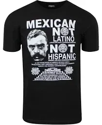 Shirtbanc Men's Mexican Not Latino Emiliano Zapata Shirt