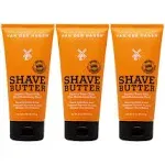 3 Van Der Hagen Shave Butter Shaving Cream 6oz with Shea Mango and Cocoa Butter