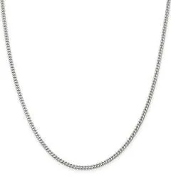 Sterling Silver Curb Chain Necklace