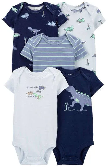 Carter's Baby Boys’ 5-Pack Bodysuits (9 Months)