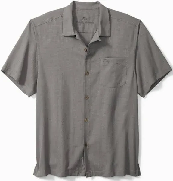 Tommy Bahama Coastal Breeze Check IslandZone Camp Shirt Breaker