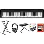 Yamaha P-143 88-Key Digital Piano Package Black Beginner Package