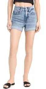 Good American Women's Good Girlfriend Shorts