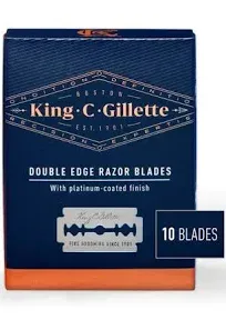 King C Gillette Men's Double Edge Safety Razor Blades