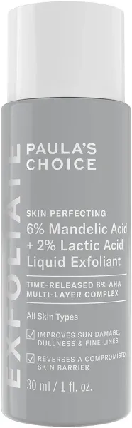 Paula's Choice Skin Perfecting 6% Mandelic + 2% Lactic Acid Liquid Exfoliant - 88ml