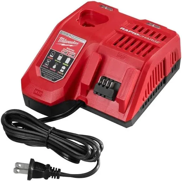 Milwaukee 48-59-1808 M12 & M18 Lithium-Ion Multi-Voltage Rapid Battery Charger at RDW Liquidations