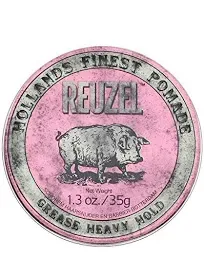 Reuzel Unisex Pink Pomade 1.3 oz Grease Heavy Hold Hair Care 869519000013