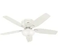 Hunter 52 inch Kenbridge Fresh White Ceiling Fan with Light