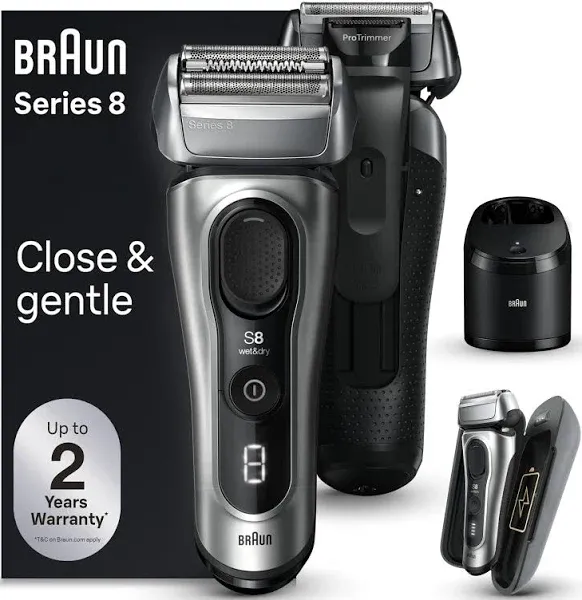 Braun Series 8 8457cc Electric Shaver for Men with Beard Trimmer