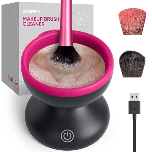 Electric Makeup Brush Cleaner Machine - Automatic USB Cosmetic Brushes Cleaner