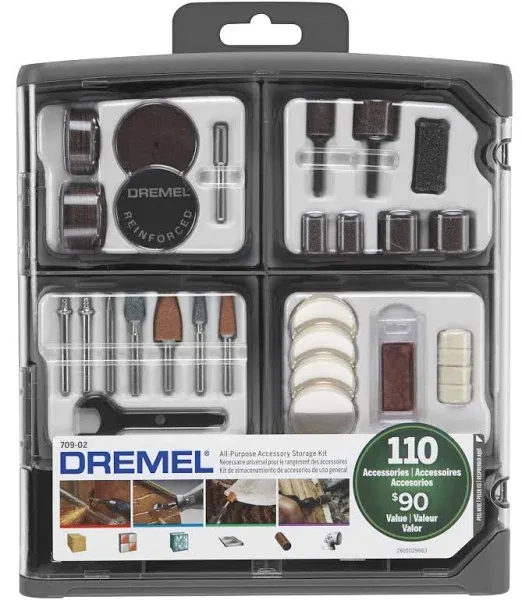 Dremel 110 Piece Accessory Kit 709-02