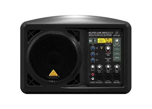 Behringer Eurolive B207MP3 6.5" PA/Monitor Speaker System