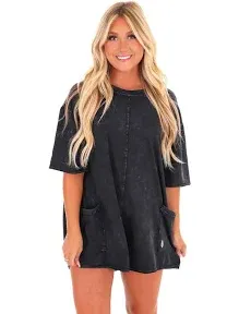 Free People Movement Hot Shot Tee Romper Black / M