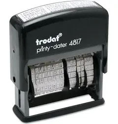 Trodat Economy 12-Message Stamp