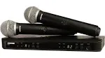 Shure BLX288/PG58 H10 Dual Handheld Wireless System, Black