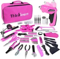 Pink Tool Kit With Drill