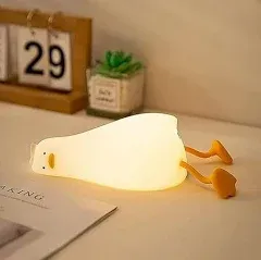 Lying Flat Duck Night Light